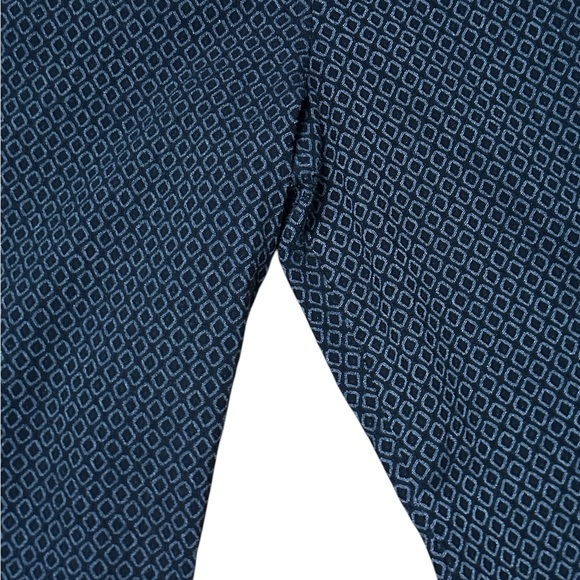 Max Studio Patterned Trousers side zipper Size 12 - Picture 5 of 8